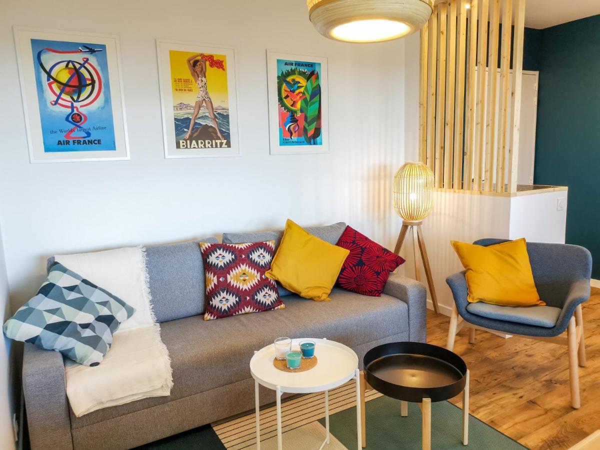 Ilunabarra - Appartement Calme, Vue Mer, Parking - Wifi Ciboure Exterior foto
