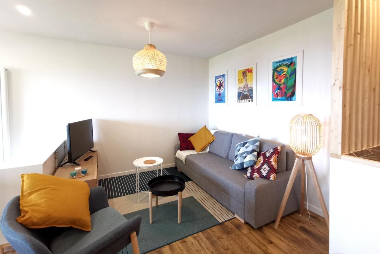 Ilunabarra - Appartement Calme, Vue Mer, Parking - Wifi Ciboure Exterior foto