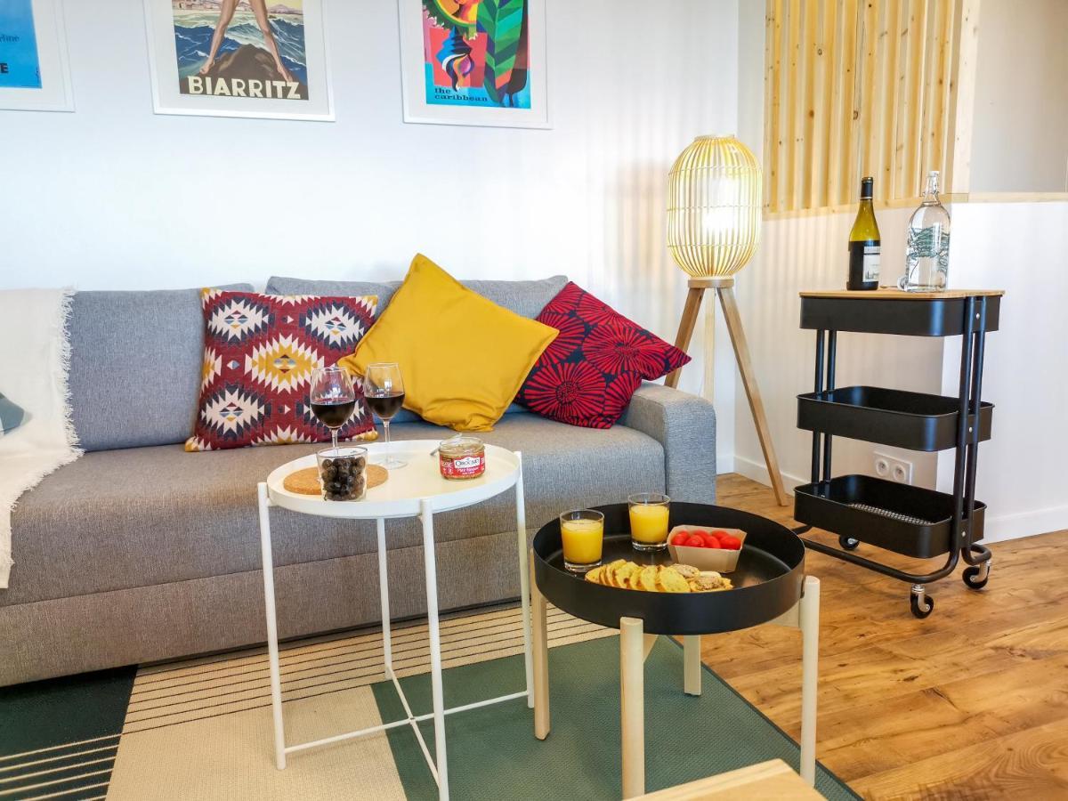 Ilunabarra - Appartement Calme, Vue Mer, Parking - Wifi Ciboure Exterior foto